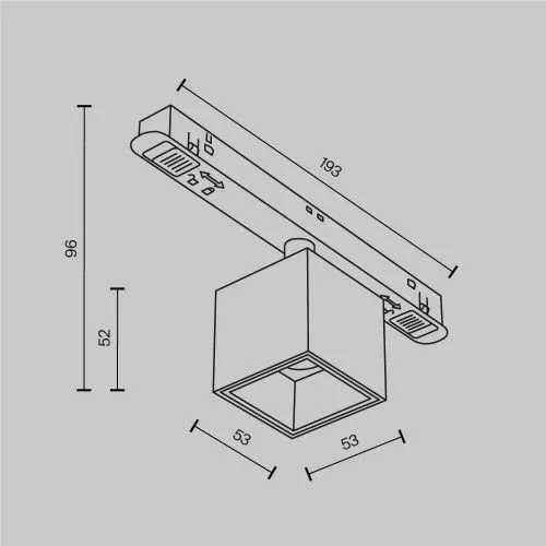 Трековый светильник Technical TR133-4-7W-DS-B  фото 3