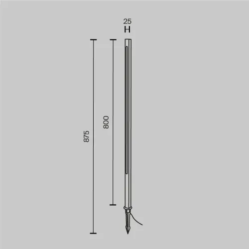 Ландшафтный светильник Outdoor O440FL-L12GF3K  фото 5