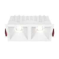 Встраиваемый светодиодный светильник Maytoni Technical Alfa LED Dim Triac DL043-02-10W4K-D-SQ-W 