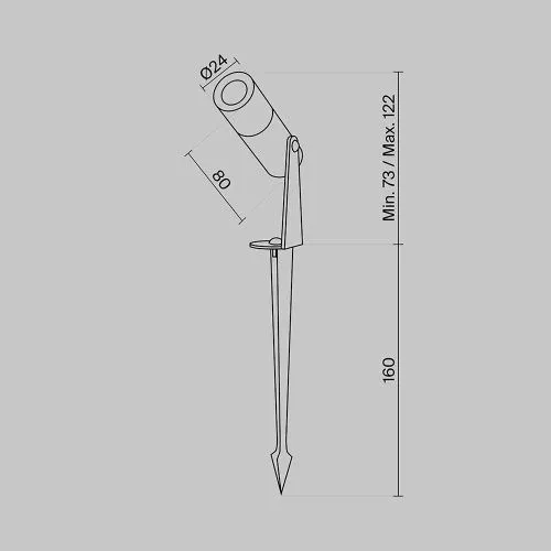 Ландшафтный светильник Outdoor O050FL-L2GF3K  фото 10